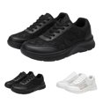 thumbnail image 1 of EaseDay Women's Walking Shoes Lightweight Breathable White Sneakers for Women Casual Athletic Running Shoes Comfortable Lace Up Tennis Shoes for Daily Walking and Workout, 1 of 9