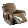 thumbnail image 1 of Lavish Cover Luxe Waterproof & Non-Slip Recliner Chair Cover, Washable Funiture Protectors for Kids, Pets(28 inch, Light Coffee), 1 of 7