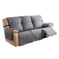 thumbnail image 1 of Lavish Cover Luxe Waterproof & Non-Slip Recliner Chair Cover, Washable Funiture Protectors for Kids, Pets(3-Seater, Dark Gray), 1 of 7