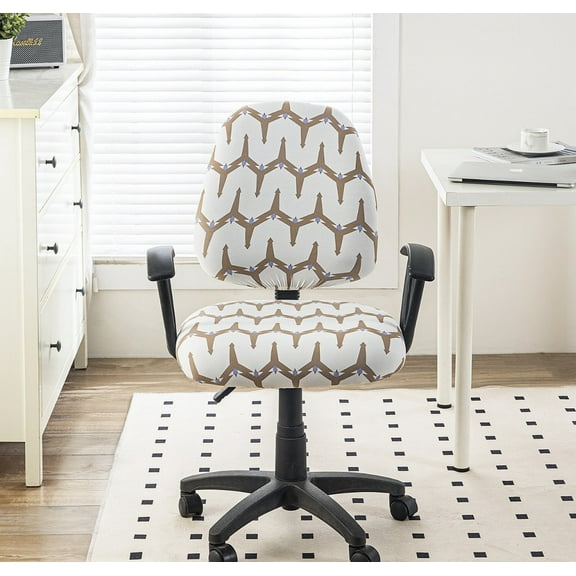 Lavish Cover Premium Waterproof Non-Slip Office Chair Covers, Washable Furniture Protector for Kids, Pets(Splendid, Multicolor)