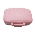thumbnail image 1 of Easeky 3-Compartment Pill Vitamin Organizer, Wheat-Straw Travel Case for Pocket Purse, Am Pm Supplement Box, Moisture-Proof Seal Jewelry Storage Gift, 1X Storage Box, 1 of 3