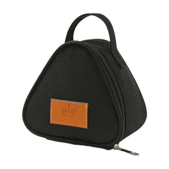 Easeky 5-Inch Triangle Reusable Snack Bag, Insulated Leakproof Lunch Container for Women Work Travel, Portable Food Pouch for Gym Picnic Outdoors, 1* Bento Bag