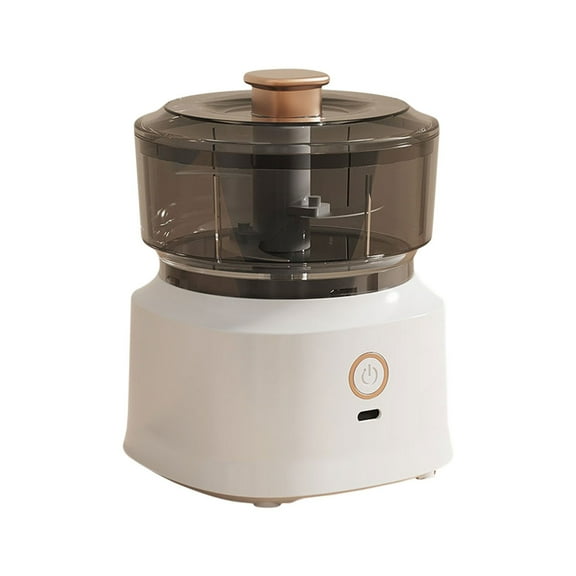 Easeky Electric Mini Garlic Chopper Cordless 1-Cup Food Processor USB Rechargeable, Portable Onion Vegetable Mincer for teen Food Seasoning Camping Travel, Easy Clean Bowl