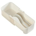 thumbnail image 1 of Easeky Expandable White Drawer Organizer Tray, Adjustable 11.4-18.1 in Plastic Divider for Desk, Kitchen, Bathroom, Makeup, Tools, Flatware, Junk Drawer Storage Solution, Extendable Storage Box *1, 1 of 9