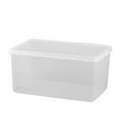thumbnail image 1 of Easeky Freshness Preservation Box, Clear Plastic Food Storage Container with Airtight Lid, Fridge Organizer for Meat Fruit Meal Prep, Bpa-Free Space-Saving Bin, 1X Food Storage Box, 1 of 3