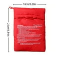 thumbnail image 1 of Easeky Microwave Potato Baking Bag, Reusable Cloth Cooker for Sweet Potato Corn Kitchen Cooking, One-Size Red Baking Pouch, 1 of 5