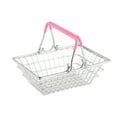 thumbnail image 1 of Easeky Mini Shopping Basket French-Fry Server, 5.7X3.7-Inch Stainless Steel Snack Holder, Reusable Novelty Tableware for mans Meals & Party Food Display, 1*Trolley, 1 of 2