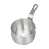 Easeky Mini Stainless Steel Saucepan with Handle, 0.5Qt Milk Warmer Butter Melter, Pour Spout Camping Coffee Pot for Gas Electric Stove, Hanging Loop Compact Storage, 1*Sauce Cup