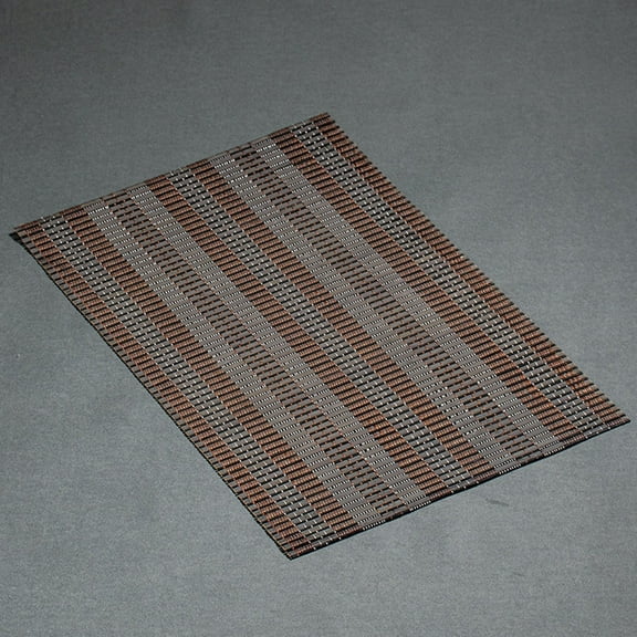 Easeky Placemat Anti Scalding Multifunctional Non Slip Table Decor Mats Kitchen Dining Bar Bamboo Woven Roll-Up Storage Heat-Resistant Scratch-Proof Set of 8 Colors 18"X12", 1 Placemat