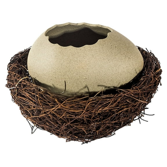 Easeky Special-Shaped Ceramic Broken Egg Bowl, Versatile Microwave & Dishwasher Safe Dessert Plate, Bbq Shop & Home Tableware for Cereal Soup Fruit, 1X Egg-Breaking Bowl