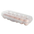 thumbnail image 1 of Easeky Stackable Clear Egg Holder for Fridge, Bpa-Free Plastic Egg Rack with Protective Lid, 12-Egg Anti-Collision Container, Pantry & Camping Egg Storage Box, See-Through Design, 1*Egg Storage Box, 1 of 6