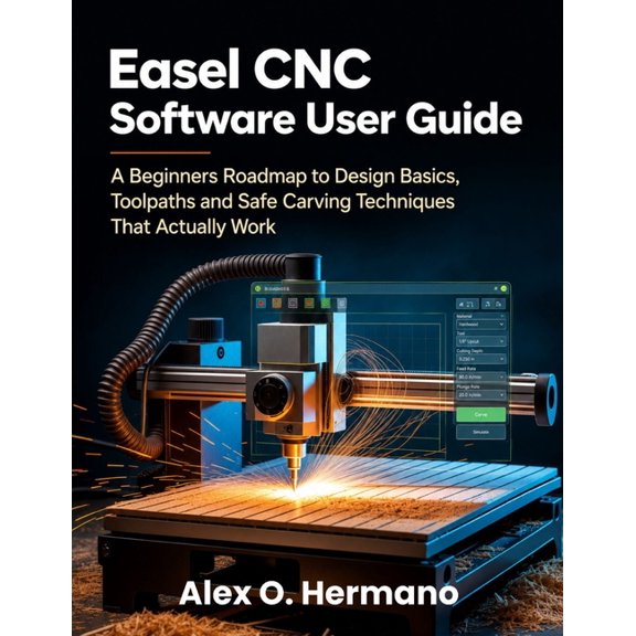 Easel CNC Software User Guide: A Beginners Roadmap to Design Basics, Toolpaths and Safe Carving Techniques That Actually, (Paperback)