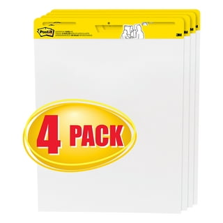 Post-it® Self-Stick Easel Pads - 20 Sheets - Plain - Stapled - 18.50 lb  Basis Weight - 20 x 23 - White Paper - Self-adhesive, Repositionable,  Bleed Resistant, Cardboard Back - 2 / Pack - Servmart