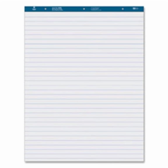 Easel Pad- Ruled- 50 Sheets- 27in.x34in.- 4-CT- White