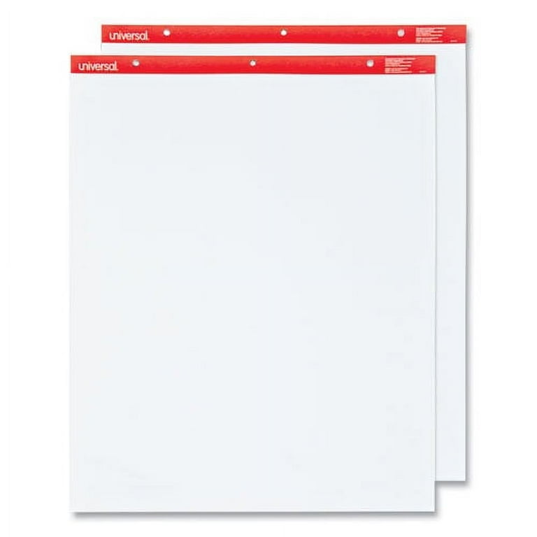 Easel Pads, Unruled, 27 x 34, White, 50 Sheets, 2/Carton Easel Pads, Unruled, 27 x 34, White, 50 Sheets, 2/Carton