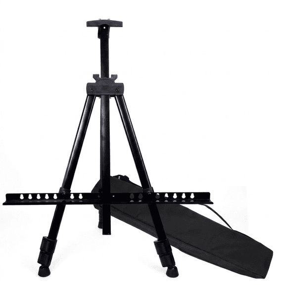 Easel Stand For Sign, Adjustable Art Easel Portable Poster Stand With Carrying Bag, Collapsible Thickened Metal Tripod Painting Holder For Displaying Posters And Outdoor Sketching