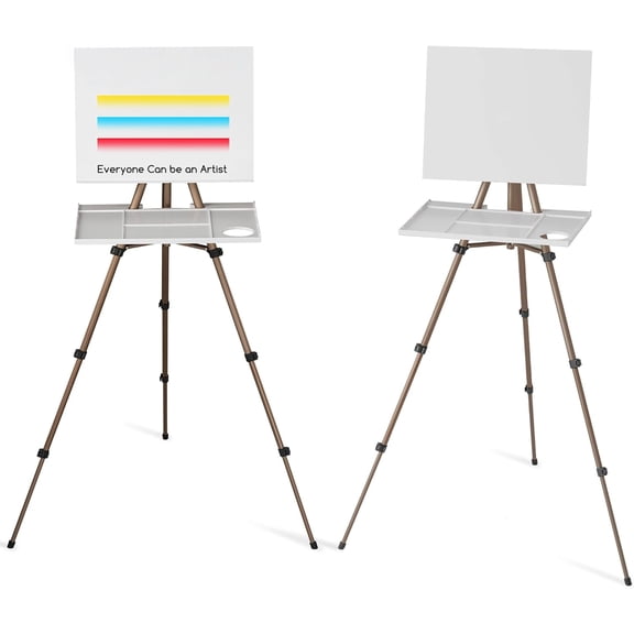 Easel for Painting: Adjustable Travel Watercolor Easel Stand for Adults- Collapsible Portable Tripod for Artists