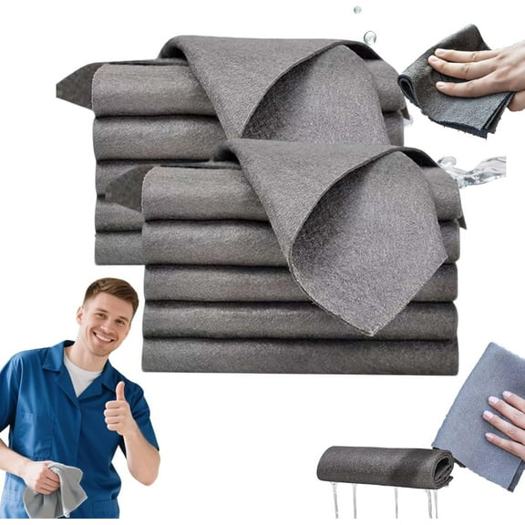 Easepicks Cleaning Cloths and Magic Cloth, Thickened Magic Cleaning Cloth and Magic Cleaning Cloths for Glass, Reuseable Thickened Streak Free Magic Cleaning Wipes for Glass