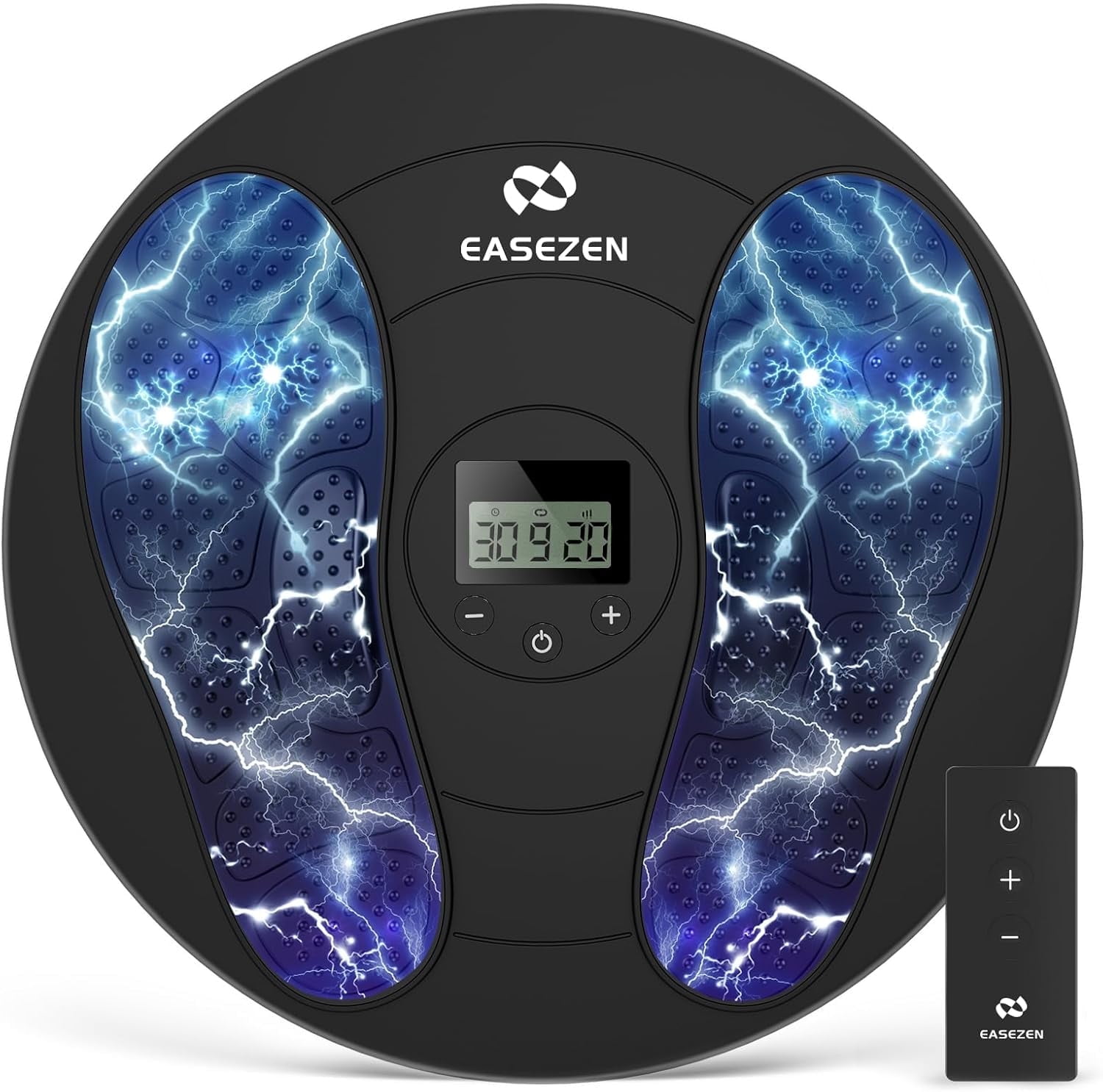 Easezen Foot Massager Circulation Stimulator, 10 Modes and 20 Intensities, Gifts for Mom Dad