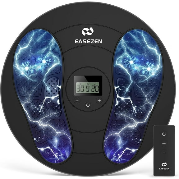 Easezen Foot Massager Circulation Stimulator, 10 Modes and 20 Intensities, Gifts for Mom Dad