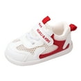 thumbnail image 1 of Eashery Baby Boy Shoes Sports Socks Solid Leisure Baby Shoes Red 6, 1 of 5
