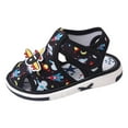 thumbnail image 1 of Eashery Baby Boys Girls High Top Sneaker Breathable Walking Sock Shoes Non-Slip First Walkers Toddler Shoes (Black,8.5), 1 of 5