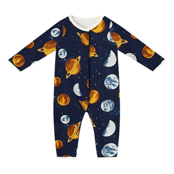 Eashery Baby Clothes Baby Bodysuit Baby Long Sleeve Bodysuit - Toddler Sleepers for Unisex Boys Girls D 6-9 Months
