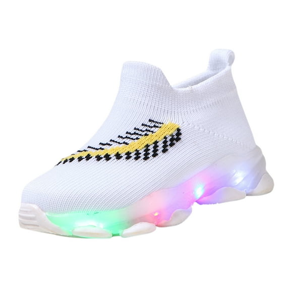 Eashery Baby Girl Boy Sandals Slipper Non-Slip First Walking Shoes Baby Boys Casual Slip-on Shoes Toddler Sandals (White,12 Little Kid)