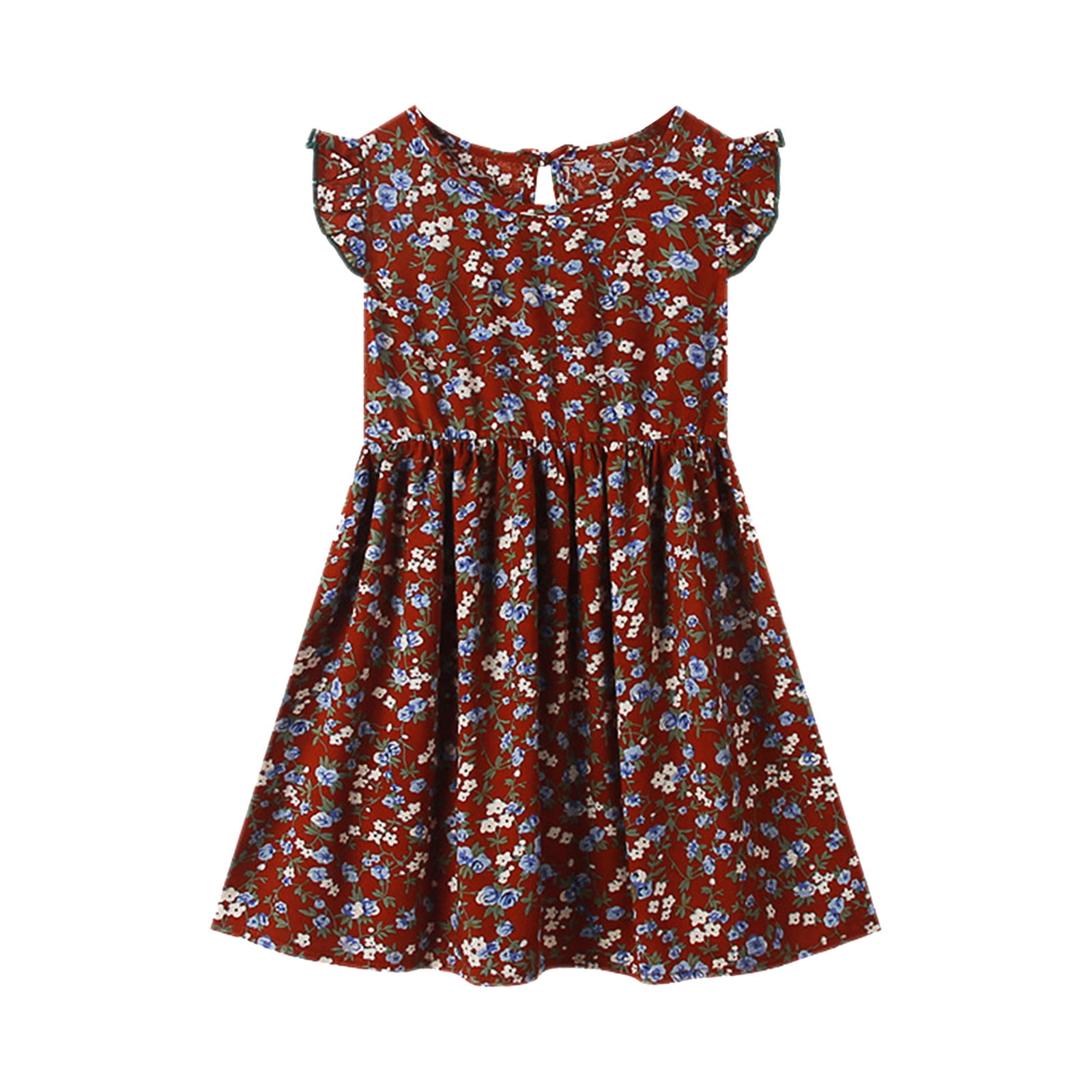 dark brown baby dress HANDMADE DRESS FOR MOTHER DARK BROWN DOTTED Calico Critters Sylvanian main image 0