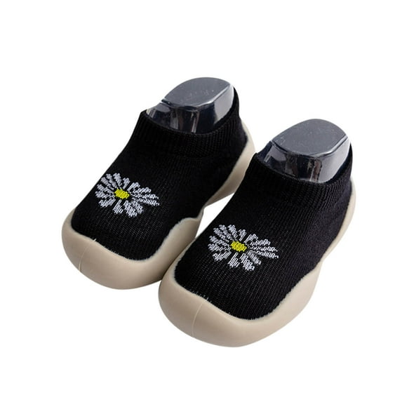 Eashery Baby Girls Boys Shoes Baby Girl and Boy Closure Sneakers Baby Boys Girls Sneaker Toddler Shoes (Black,9)