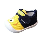 Eashery Baby Shoes Boy 12-18 Months Toddler Sneakers Girl Unsex Baby Shoes Boys Girls Sneakers Yellow 5