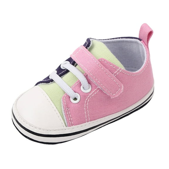 Eashery Baby Shoes Girl Boy First Walkers Canvas Denim Shoes Soft Soled Walking Shoes Toddler Shoes (C,6)