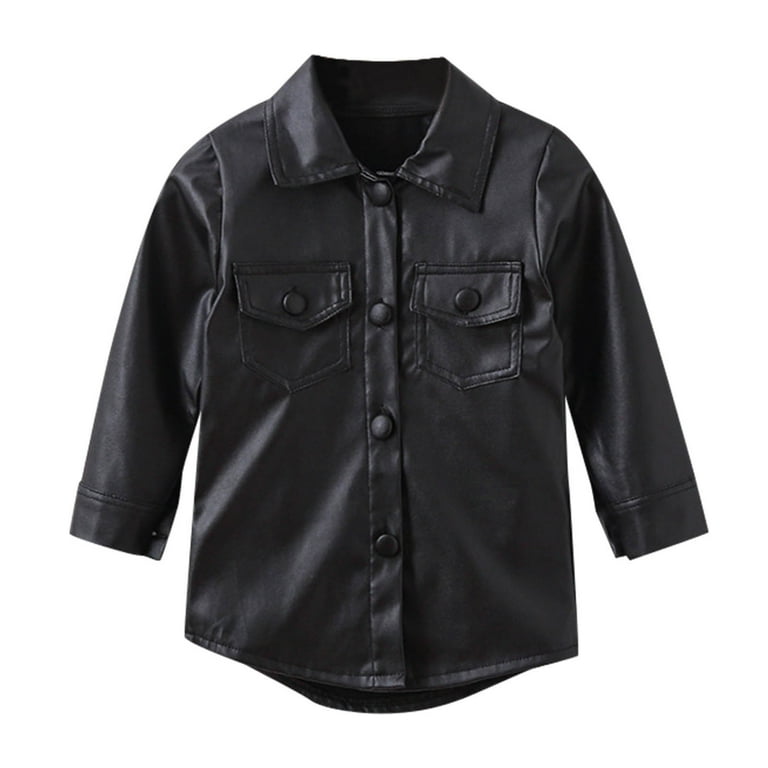 Black jean jacket baby best sale
