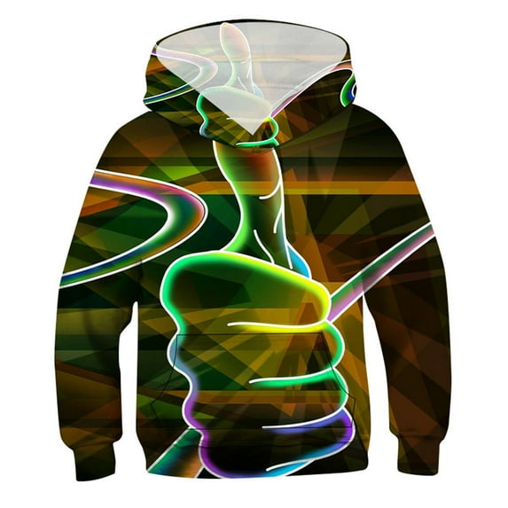 Eashery Boy Toddler Hoodies Hoodies Sweatshirt Front Zip Up Jacket Long Sleeve top T-Shirts Toddler Boys Girls Cotton Sweatshirt (Green,5-6 Years)