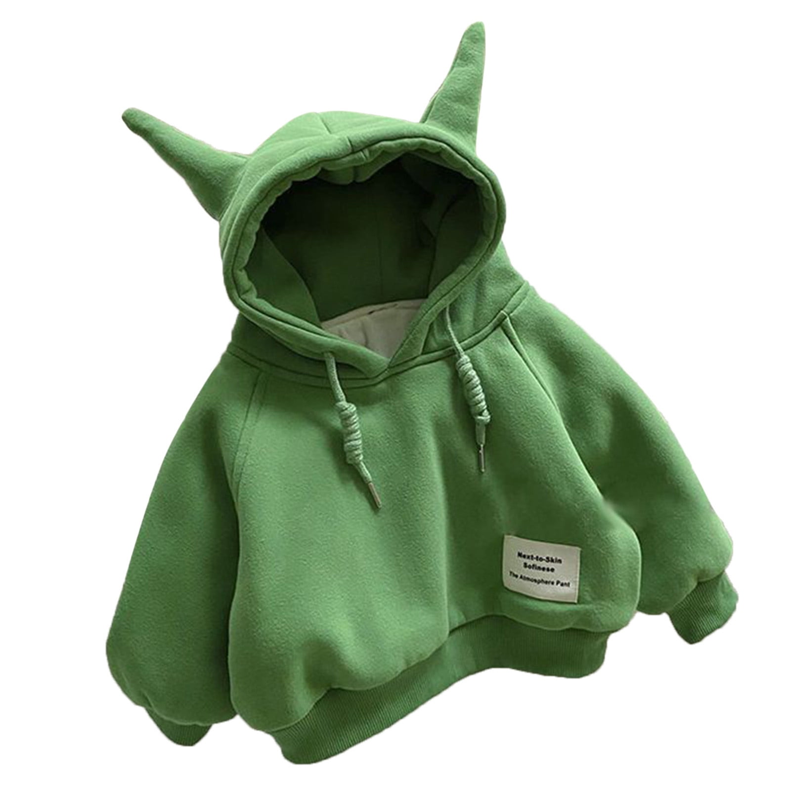 Eashery Boy Toddler Hoodies Solid Color Textured Hoodie Sweatshirt Long