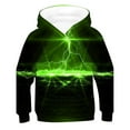 thumbnail image 1 of Eashery Boys Sweatshirts Pullover Hoodie Fall Winter Clothes Hoodies for Kids (Green,9-10 Years), 1 of 2