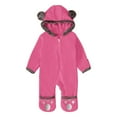 thumbnail image 1 of Eashery Boys' Winter Jacket Long Sleeve Hooded Jacket Fall Winter Clothes Boys' Outerwear Jackets (Hot Pink,12-18 Months), 1 of 5