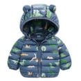 thumbnail image 1 of Eashery Boys Winter Puffer Jacket Baby Outerwear Toddler Baby Boys Winter Jacket Fall Winter Clothes Boys Jacket (Navy,3-4 Years), 1 of 3