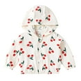 thumbnail image 1 of Eashery Boys Winter Puffer Jacket Classic Denim Jean Jacket Fall Winter Clothes Jackets for Kids (Red,2-3 Years), 1 of 3