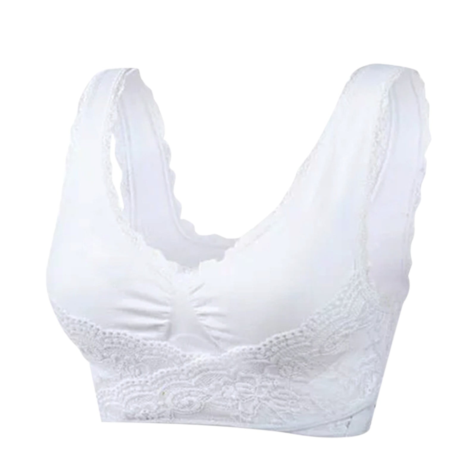 Eashery Sport Bras for Women O-Neck Comfortable Tummy Control Underwear  Seamless Pink XL
