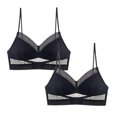 thumbnail image 1 of Eashery Bras for Women Lace Bras Womens Comfort Lingerie Black S, 1 of 5