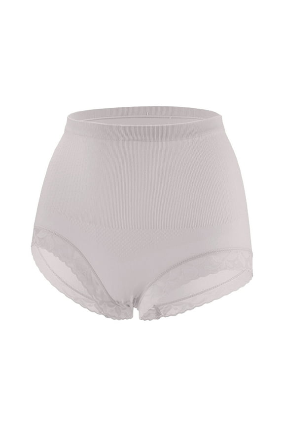 Brifes Woman Panties Solid Seamless Lingerie Ladies Underwear Grey One Size