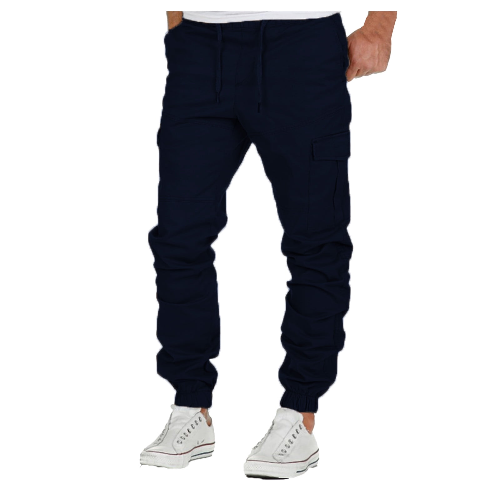 Eashery Cargo Jeans for Men Outdoor Stretch Zip Cargo Pant Casual Loose ...