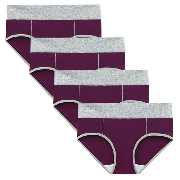 Eashery Womens Briefs Pack Stretch Sleepwear Comfortable Womens Boxer Briefs Cotton Underwear Solid XL