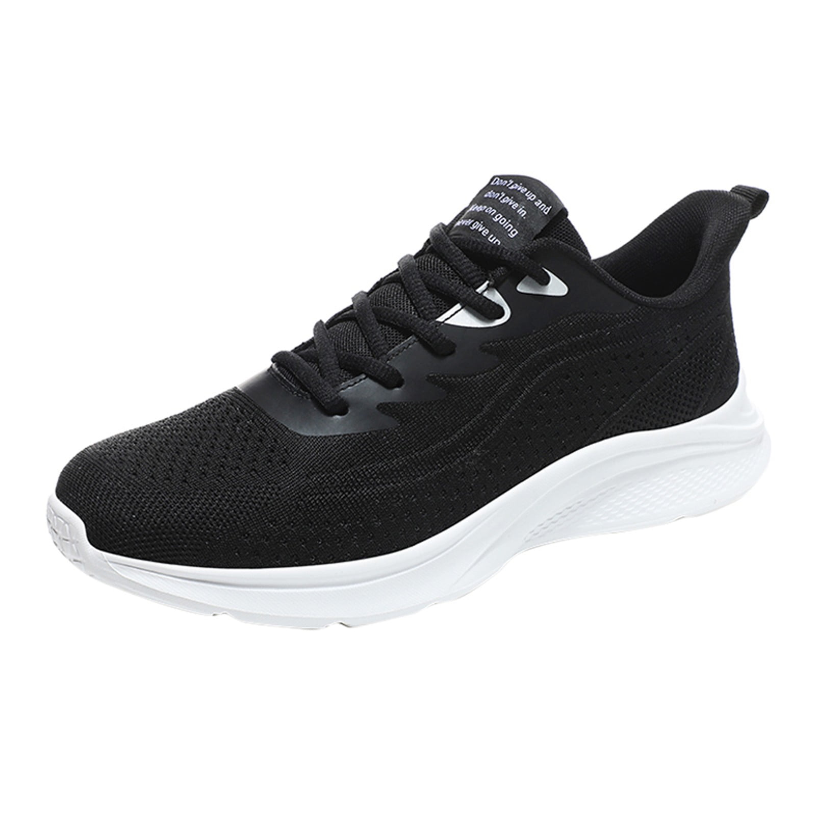 Men's Lightweight Road Running Shoes - Breathable Mesh Sneakers With Air Cushion For Walking, Gym, Jogging