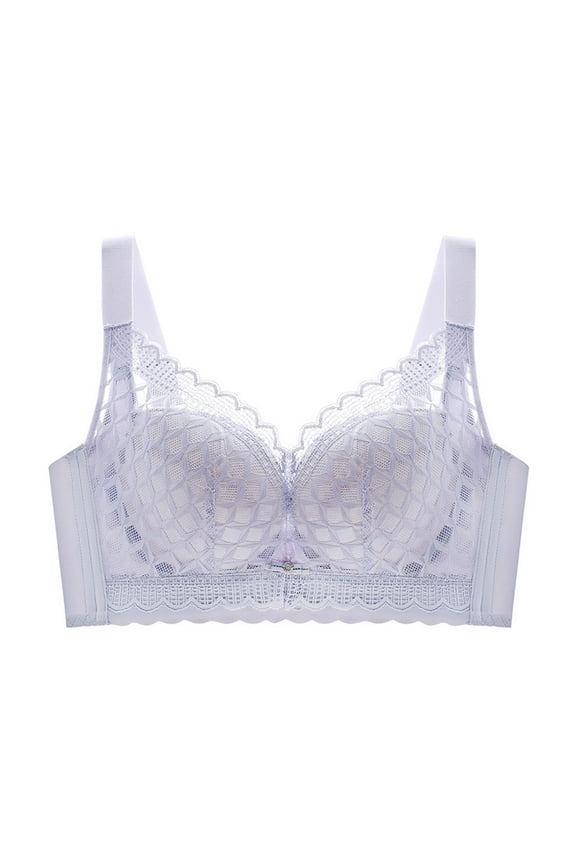 Full Coverage Bras for Women Women's SmoothTec ComfortFlex Fit Wirefree Bra Purple 42E