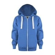 Eashery Girls Windbreaker Jacket Little Big Girls Spring Autumn Denim Jacket Long Sleeve Cotton Pullover Tops Jackets for Girls (Blue,5-6 Years)