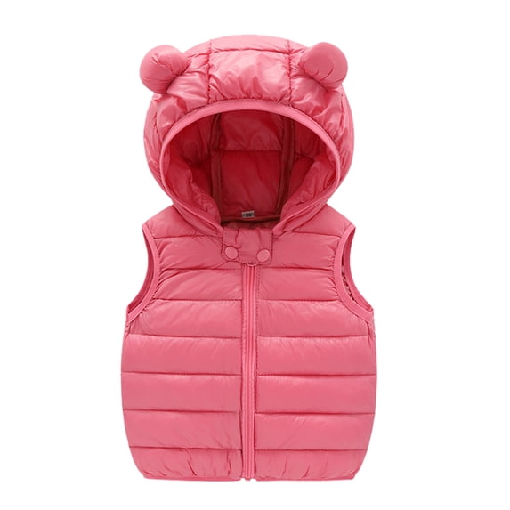Eashery Girls Winter Puffer Jacket Baby Outerwear Toddler Baby Girl Winter Jacket Lightweight Pullover Top Jackets for Girls (A,3-4 Years)
