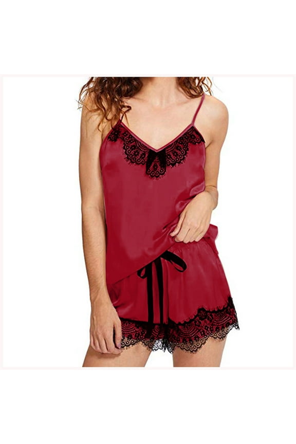 High Waist Panties Women's Underwear No Panty Line Promise Tactel Lace Brief Red XX-Large