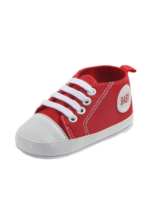 Kids Shoes Sports Socks Comfortable Soft Sole Baby Shoes Red 0